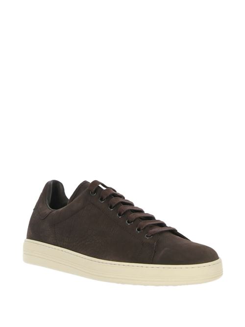 Sneakers chocolate brown Tom Ford | J1098LCL380C3BW10